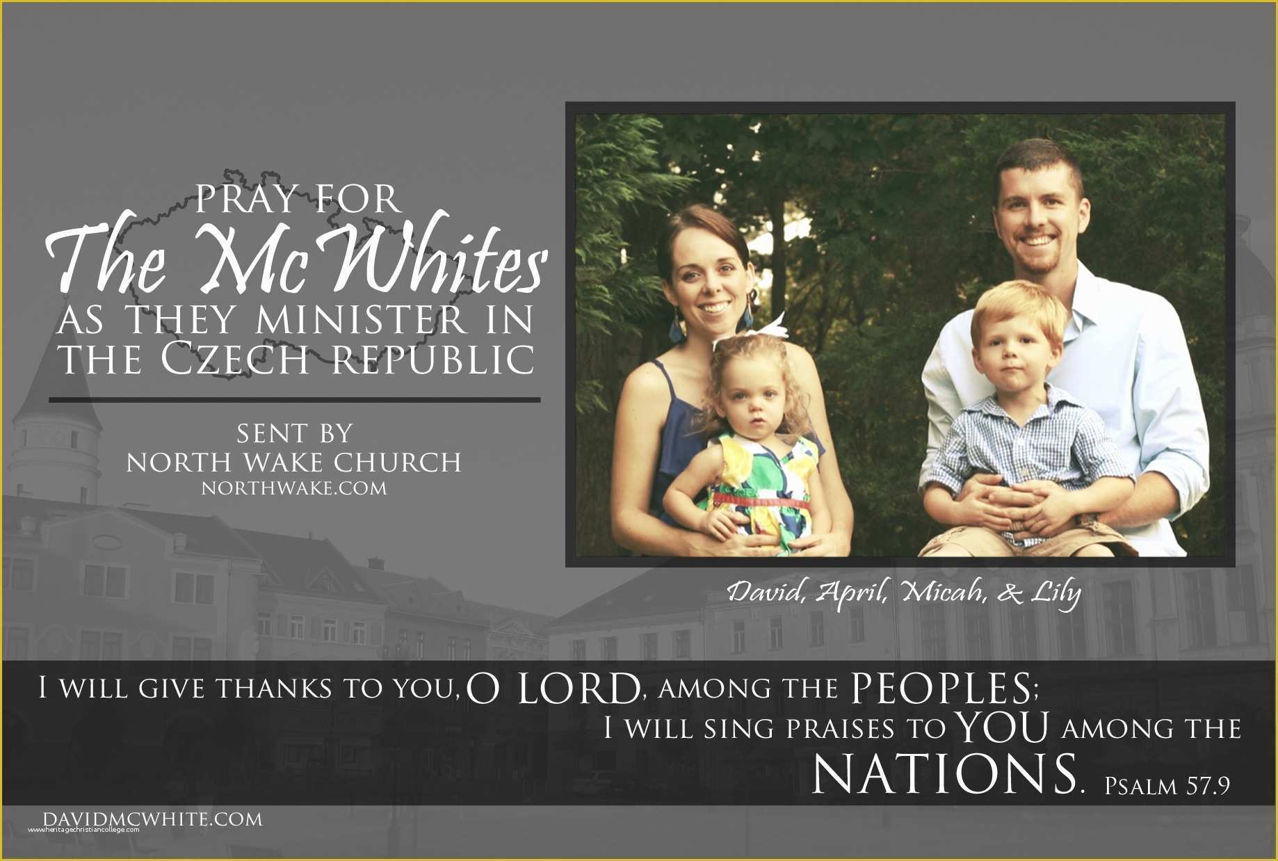 Free Missionary Prayer Card Template Of New Prayer Cards – Mcwhites On Mission