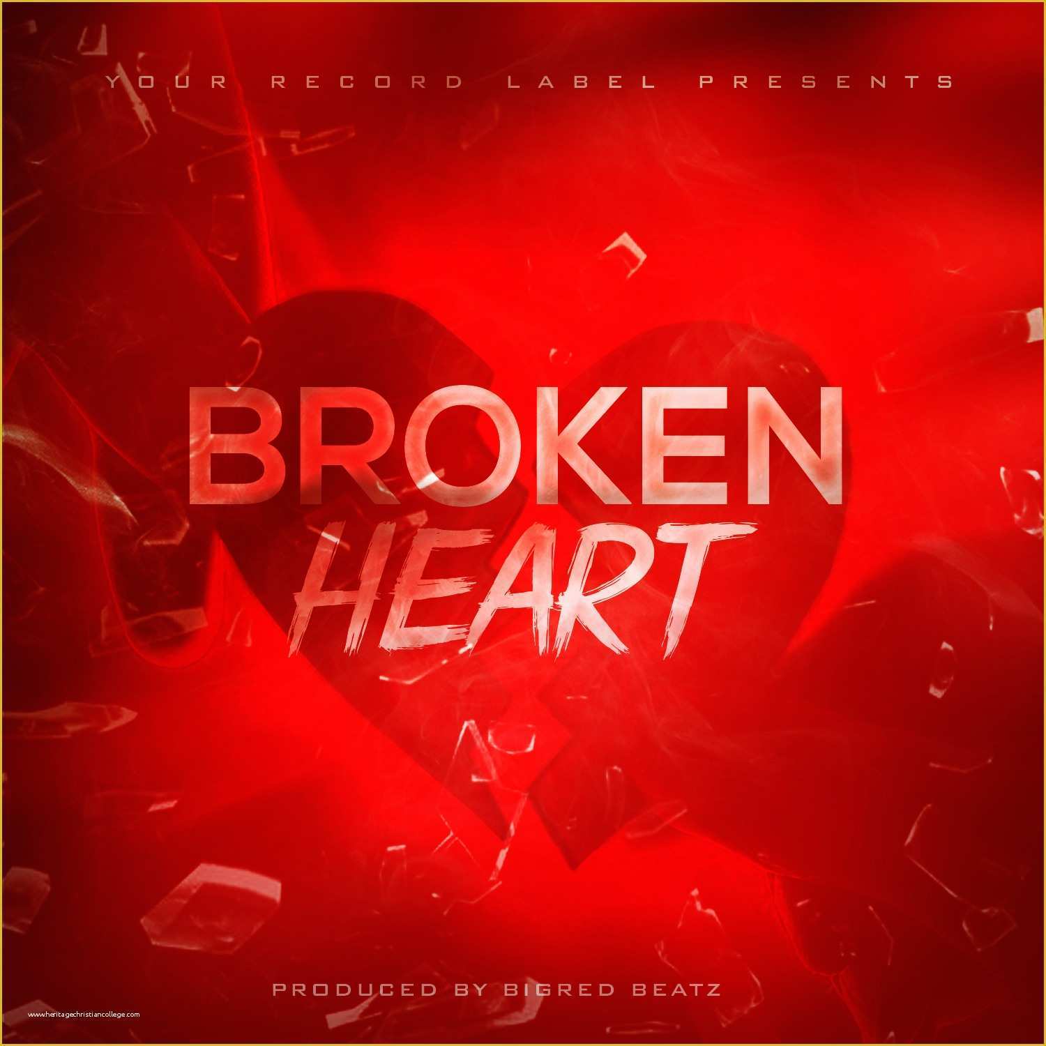 Free Mixtape Covers Templates Of Broken Hearts Free Album Cover Template