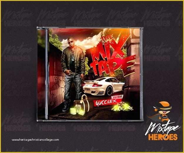 Free Mixtape Templates Of Cd Mixtape Cover Template Psd File