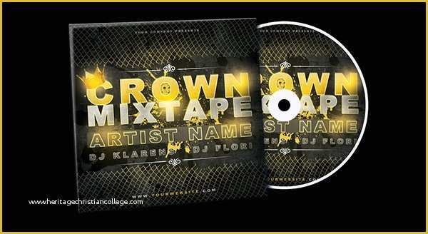 Free Mixtape Templates Of Crown Mixtape Cd Cover Free Psd Template On Behance