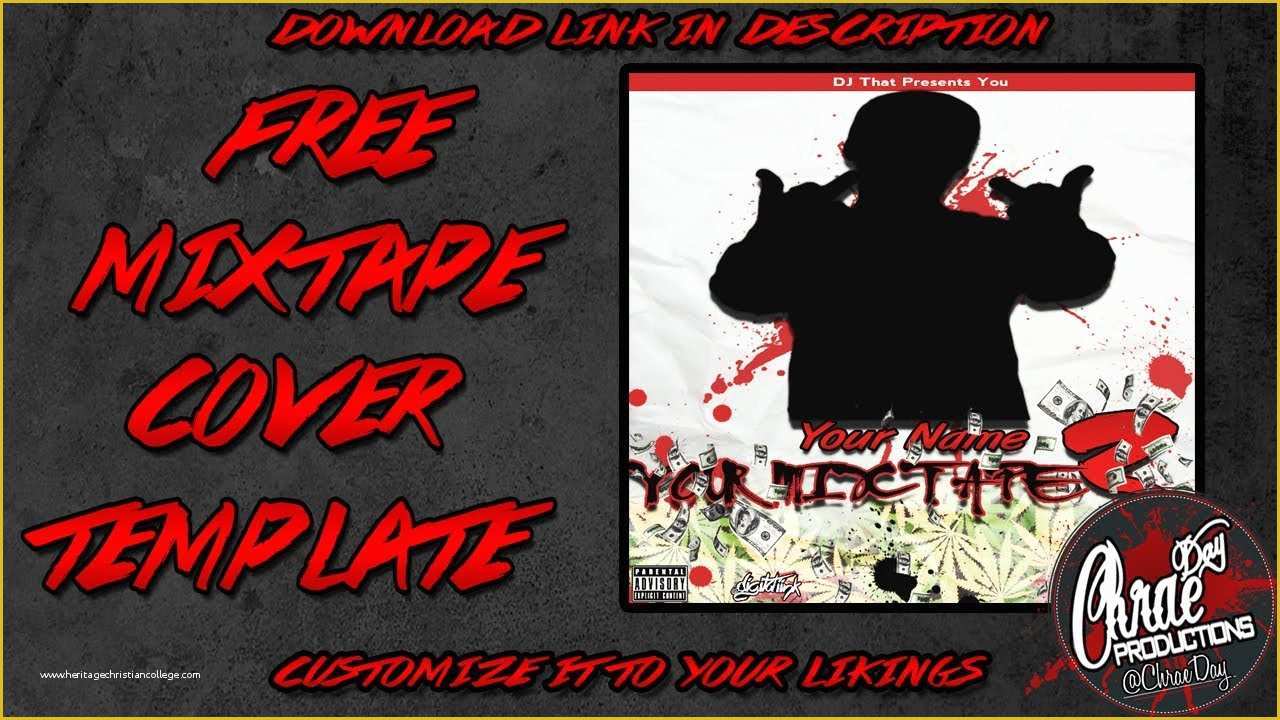 Free Mixtape Templates Of Free Mixtape Cover Template Made by Chraeday