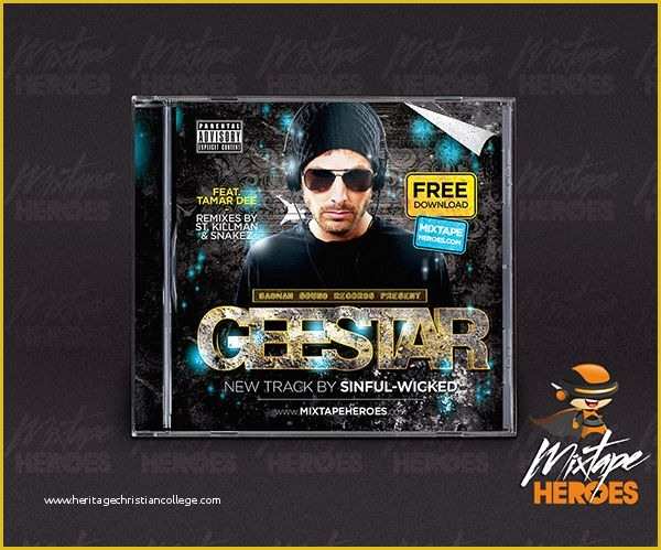 Free Mixtape Templates Of Geestar Mixtape Cover Free Psd Shop Mixtape