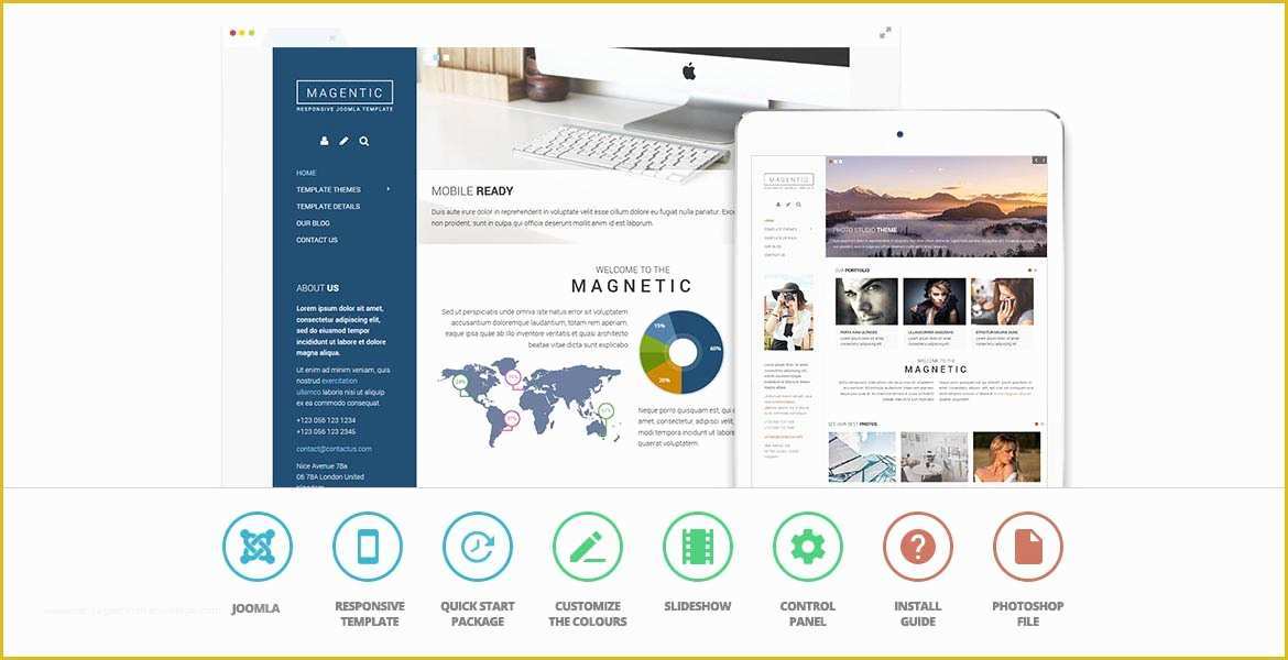 Free Mobile Friendly Website Templates Of Magnetic Joomla Template Build A Mobile Friendly Website today