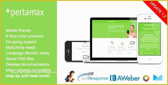 Free Mobile Friendly Website Templates Of Mobile Friendly HTML Email Template Pertamax by Saputrad