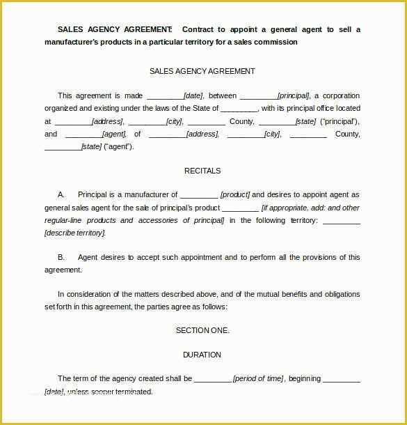Modeling Contract Template