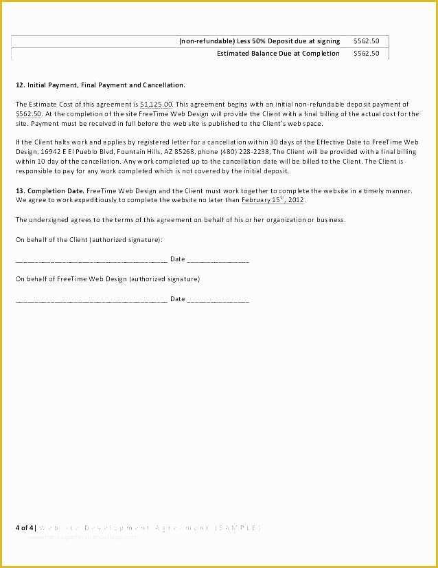 Free Modeling Contract Template Of Business Contract Template Free Word Documents Download