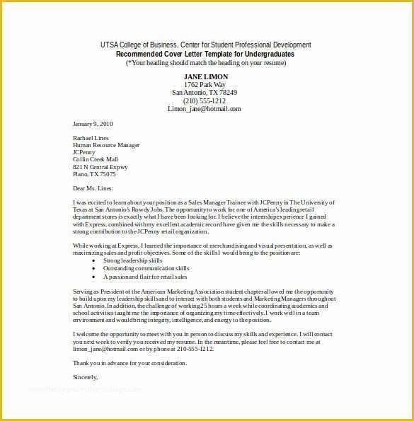 Free Modern Cover Letter Template Of 11 Sales Cover Letter Templates Free Sample Example