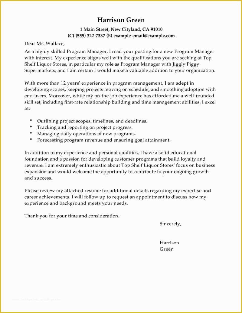 Free Modern Cover Letter Template Of Free Cover Letter Examples for Every Job Search
