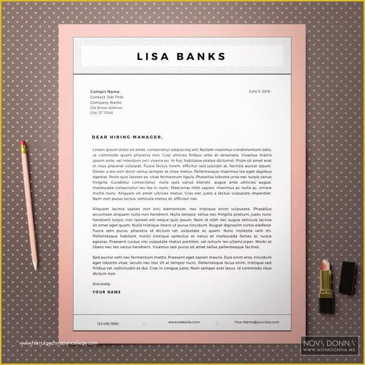 Free Modern Cover Letter Template Of Modern Cover Letter Template – 2019 Letter format