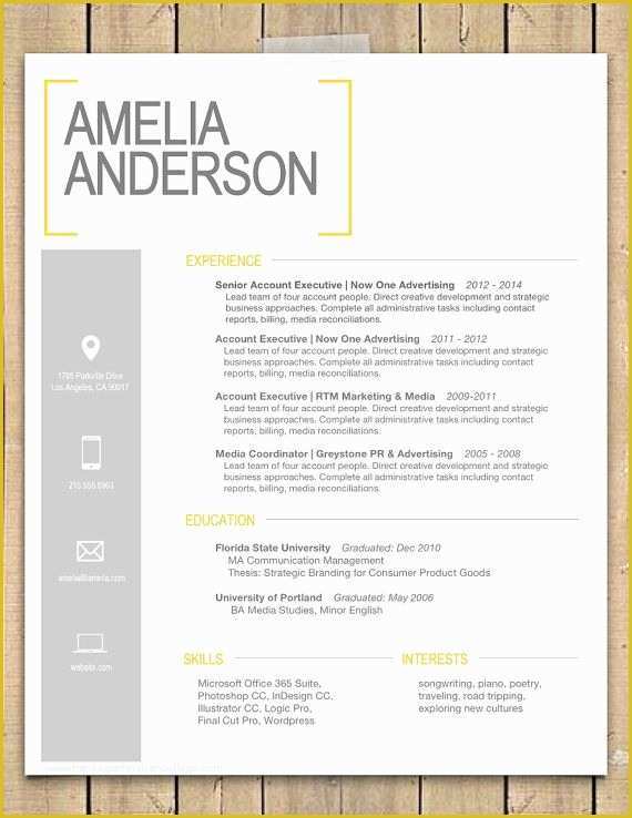 Free Modern Cover Letter Template Of Resume Template the "sara"