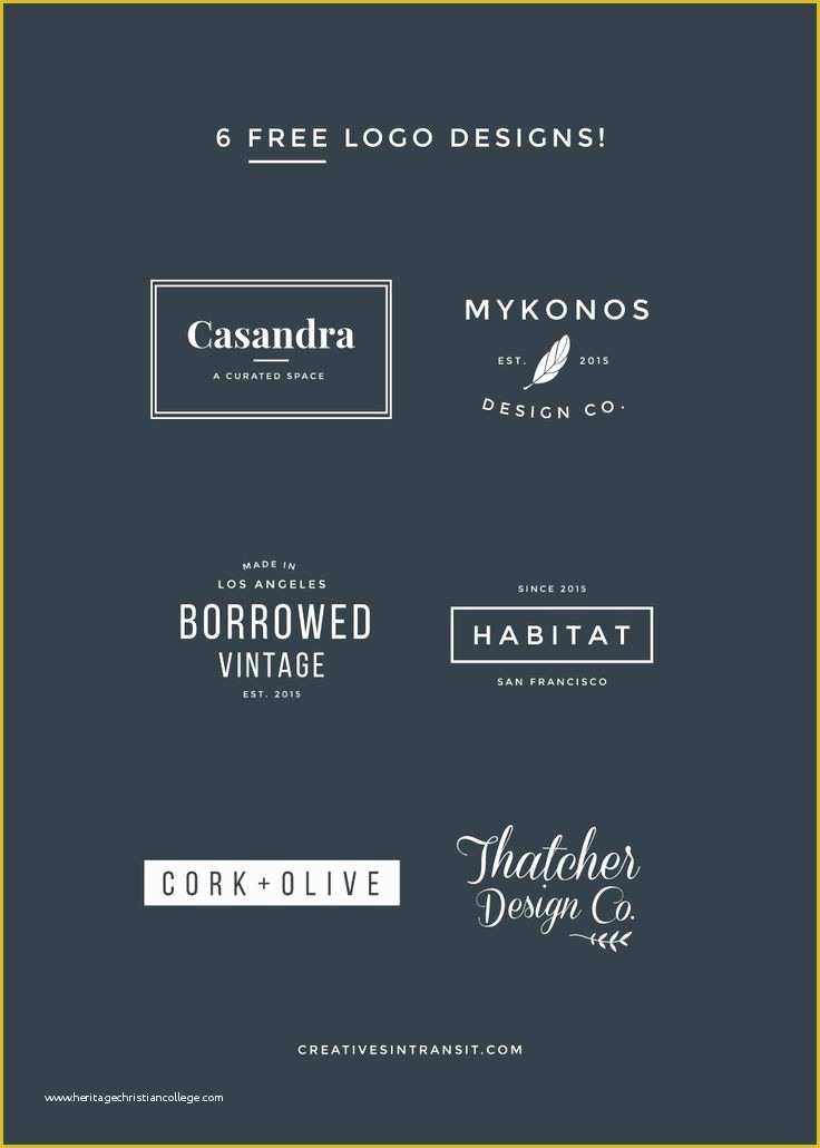 Free Modern Logo Templates Of 25 Best Ideas About Clothing Logo On Pinterest
