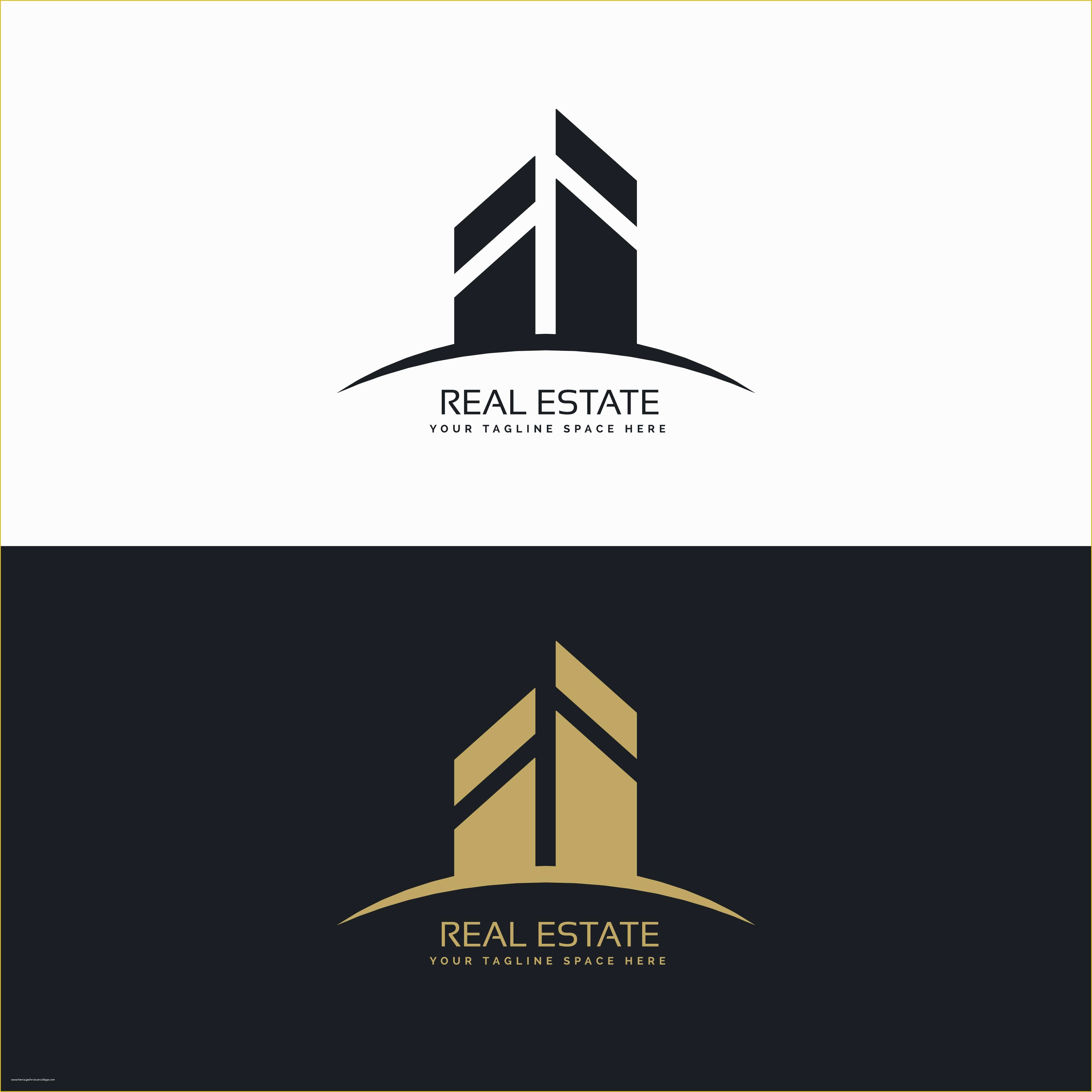 Free Modern Logo Templates Of Modern Clean Real Estate Logo Design Concept Download