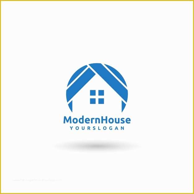 Free Modern Logo Templates Of Modern House Logo Template Vector