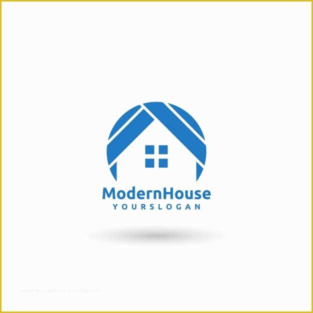 Free Modern Logo Templates Of Modern House Logo Template Vector