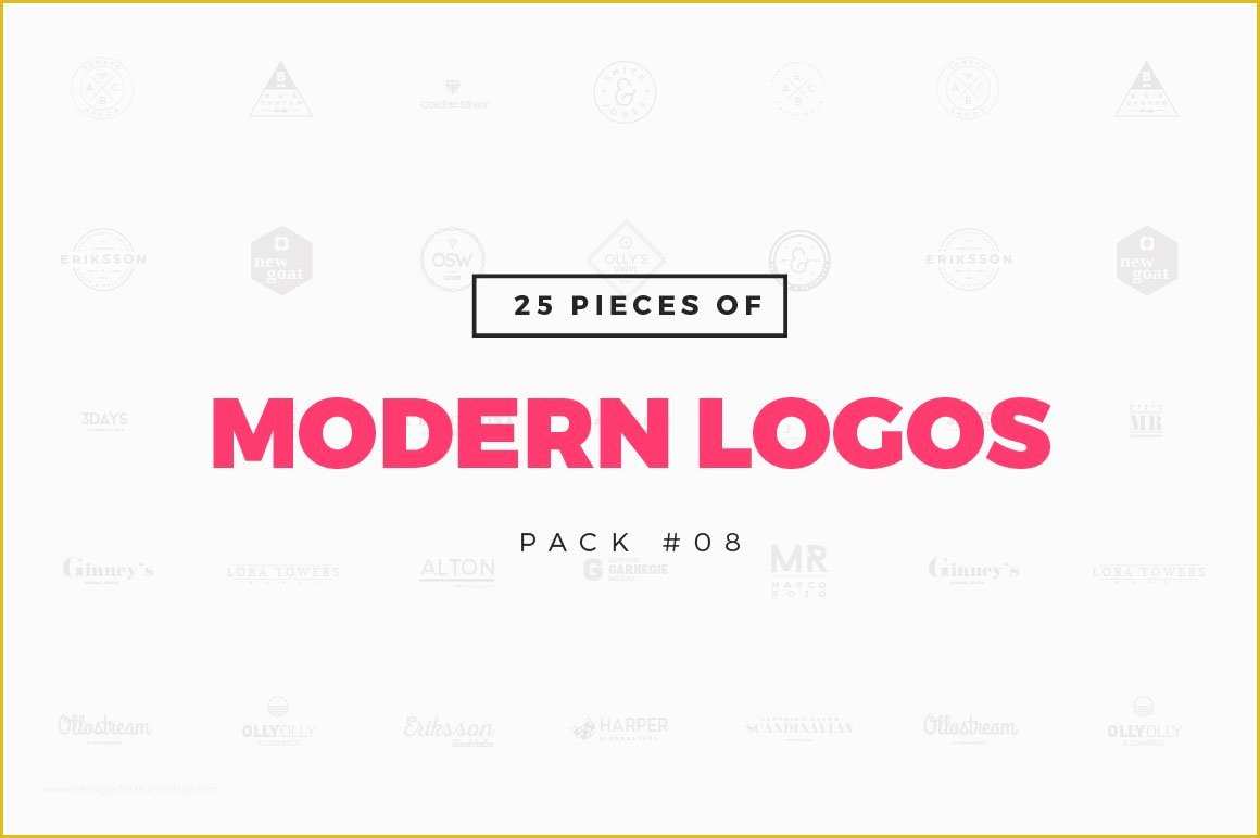 Free Modern Logo Templates Of [pack 08] 25 Modern Logo Templates Logo Templates