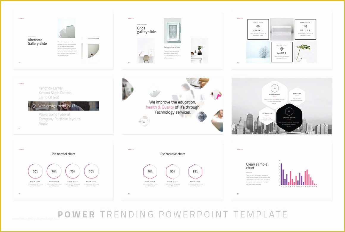 Free Modern Powerpoint Templates Of Power Modern Powerpoint Template Just Free Slides
