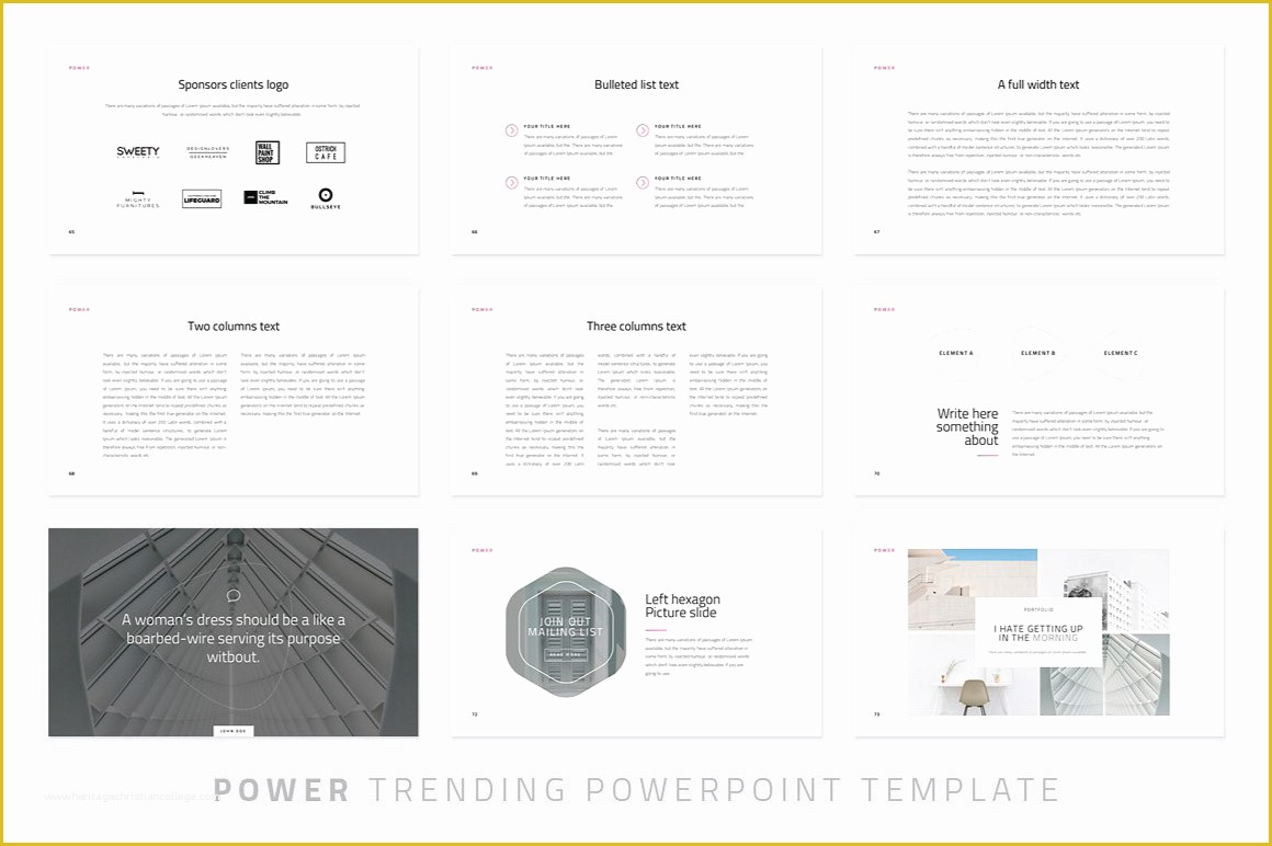 Free Modern Powerpoint Templates Of Power Modern Powerpoint Template Just Free Slides