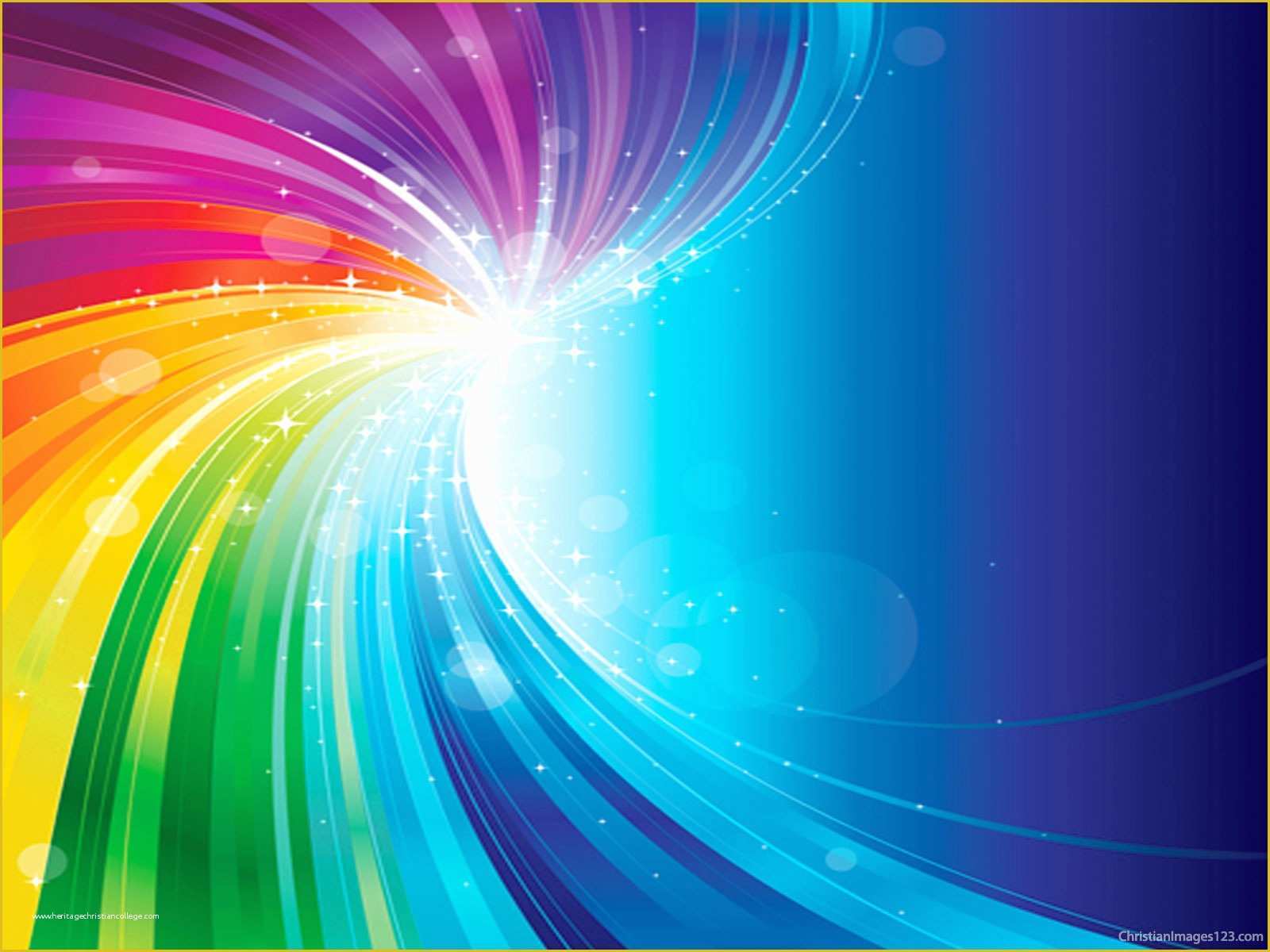 Free Modern Powerpoint Templates Of Rainbow Modern Background for Powerpoint – Free Christian