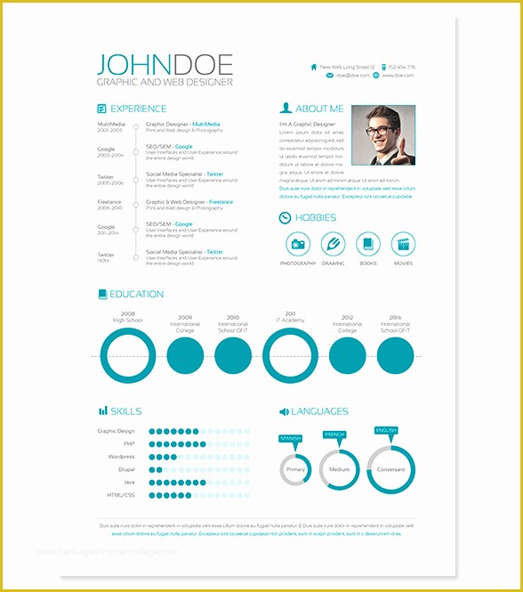 Free Modern Resume Template 2017 Of 40 Creative Resume Templates You Ll Want to Steal In 2019