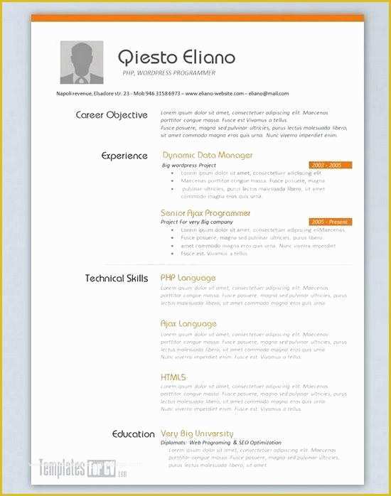 Free Modern Resume Template 2017 Of Modern Resume Template Word Modern Resume Template Modern