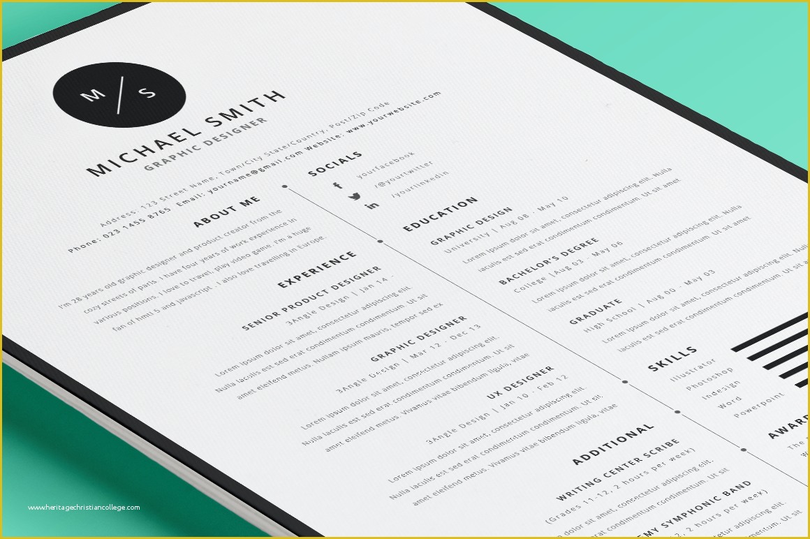 Free Modern Resume Template 2017 Of Pages Resume Templates 2016 Free