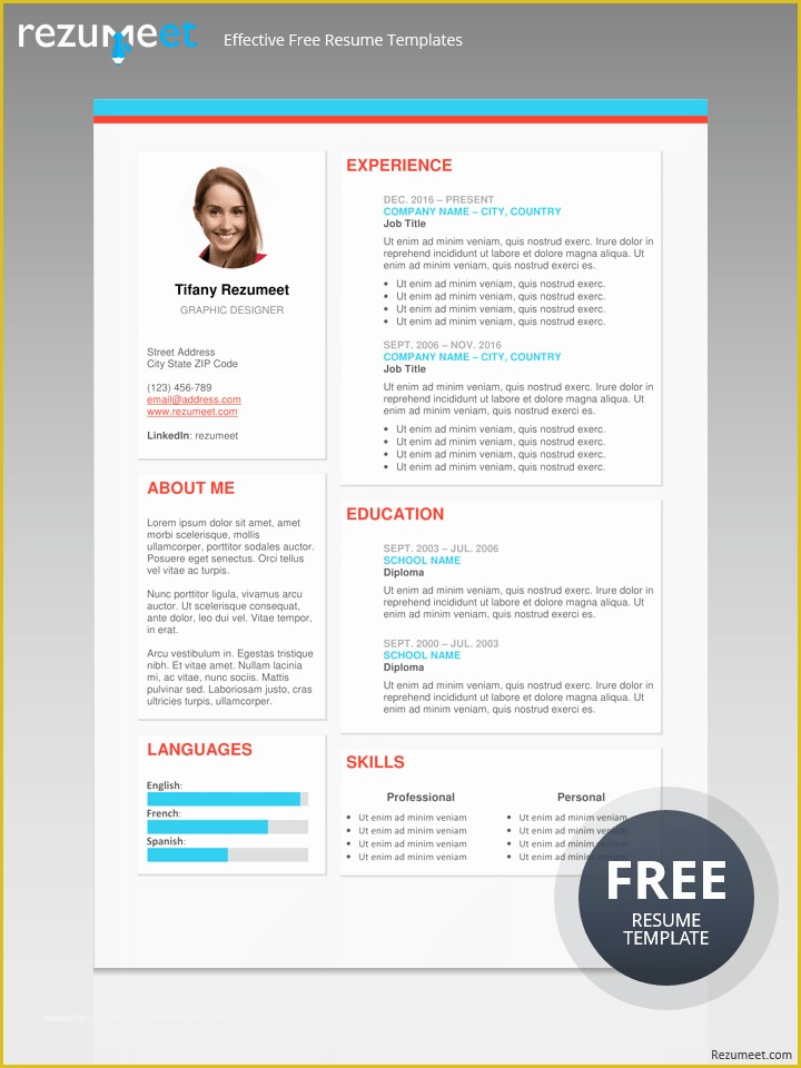 Free Modern Resume Template 2017 Of the Plateau Modern Resume Template