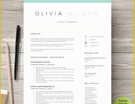 Free Modern Resume Templates for Word Of 28 Minimal &amp; Creative Resume Templates Psd Word &amp; Ai