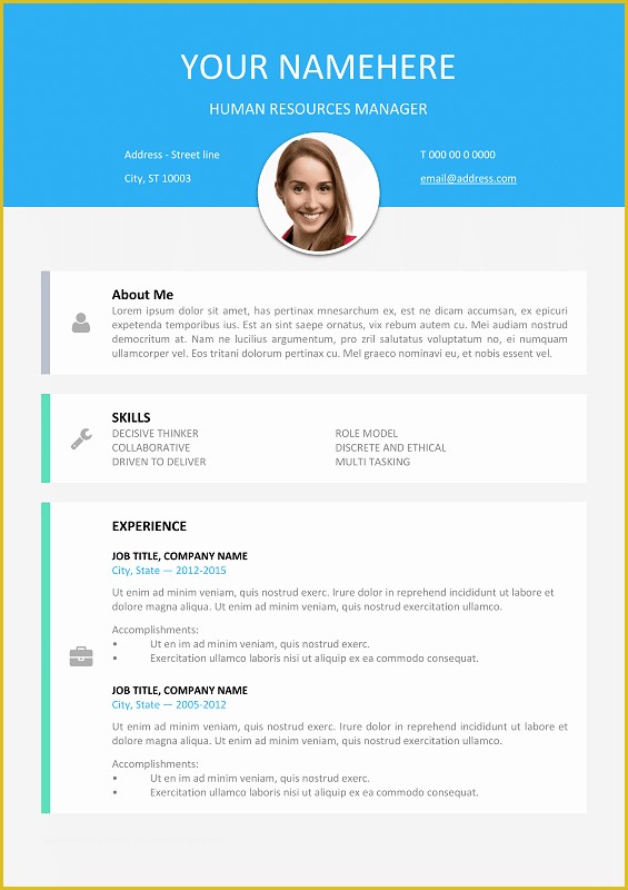 Free Modern Resume Templates for Word Of Le Marais Free Modern Resume Template