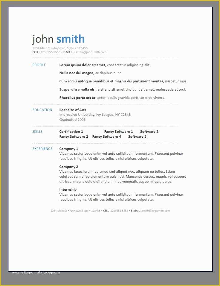 Free Modern Resume Templates Microsoft Word Of Best 25 Sample Resume Templates Ideas On Pinterest