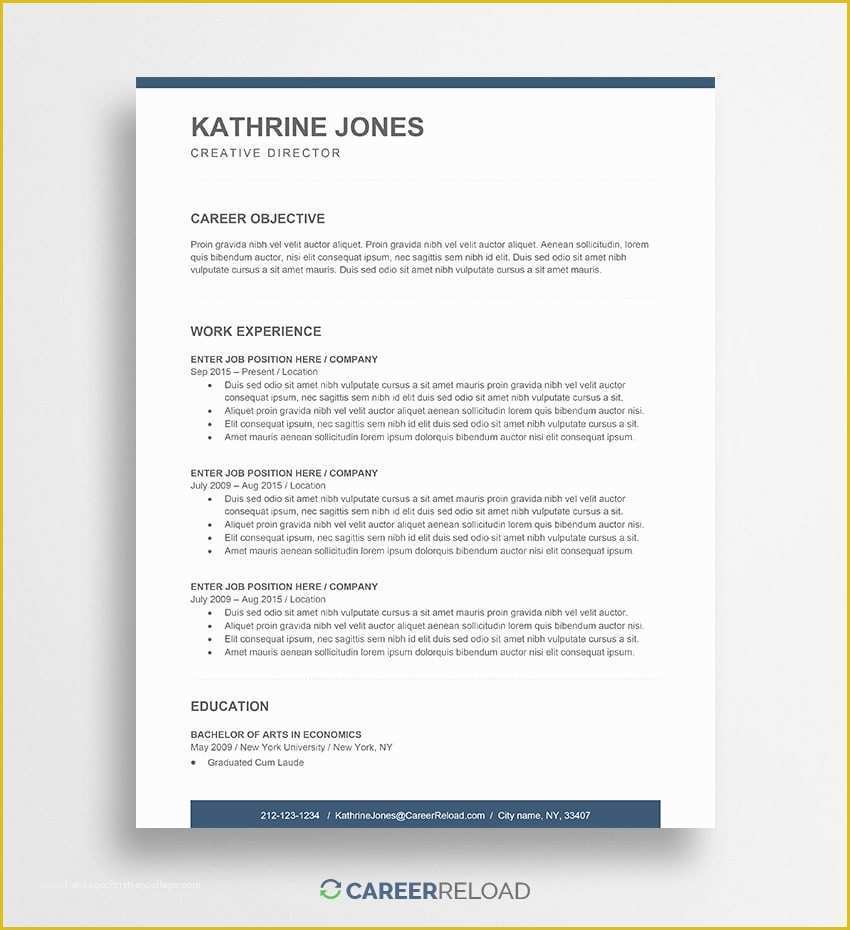 Free Modern Resume Templates Microsoft Word Of Free Word Resume Templates Free Microsoft Word Cv Templates