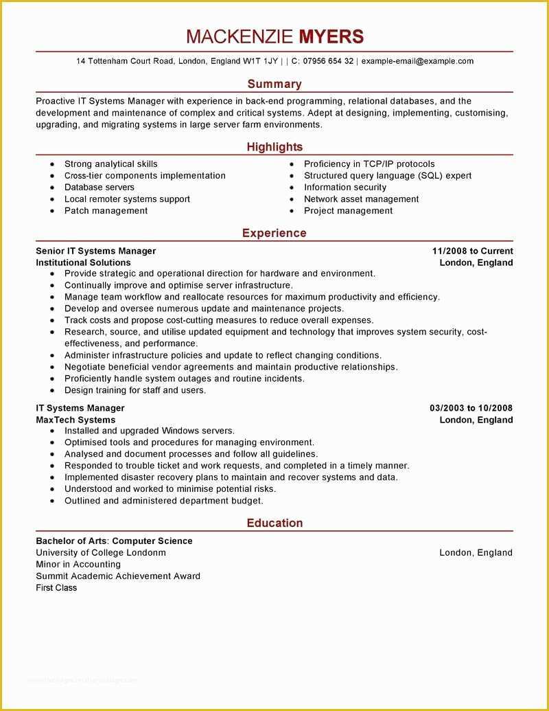 Free Modern Resume Templates Microsoft Word Of Modern Cv Template Word Free Download Luxury 303 to 309