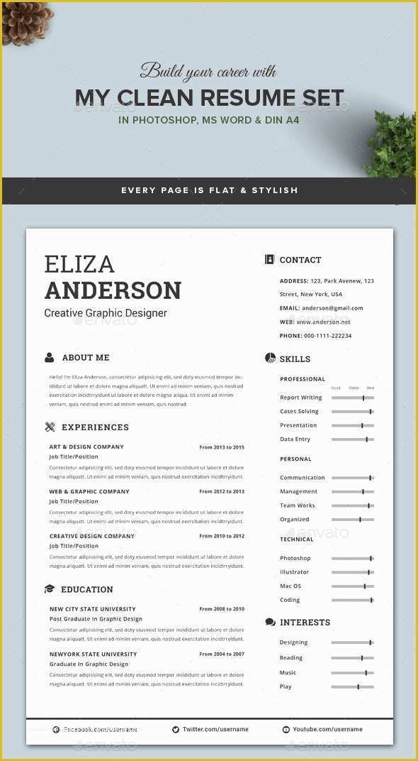 Free Modern Resume Templates Microsoft Word Of Personalize A Modern Resume Template In Ms Word