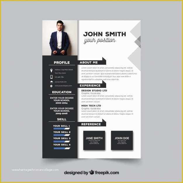 Free Modern Resume Templates Of Modern Resume Template Vector