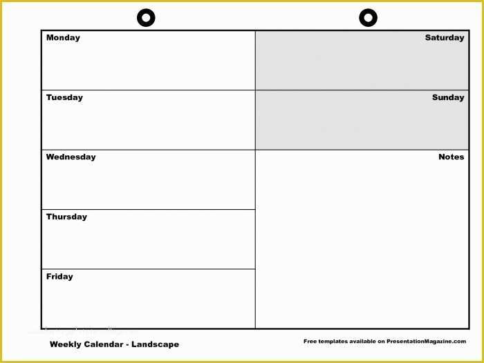 Free Monday Through Friday Calendar Template Of Blank Monday Through Friday Calendar