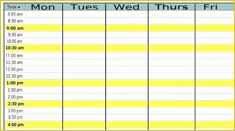 Free Monday Through Friday Calendar Template Of Calendar Template Monday Through Sunday Free Calendar