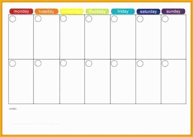 Free Monday Through Friday Calendar Template Of Calendar Template Printable Monday to Sunday 2016