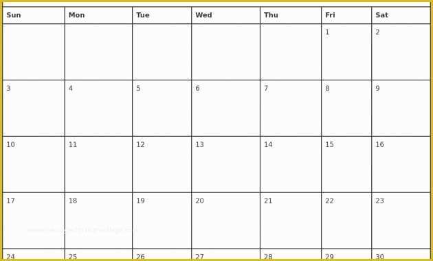 Free Monday Through Friday Calendar Template Of June