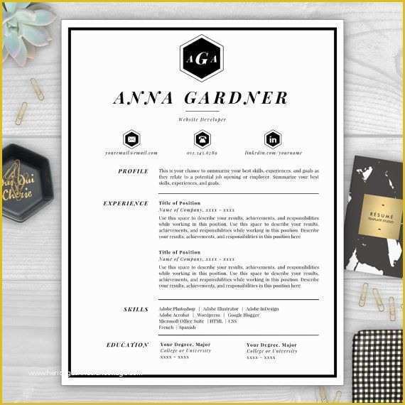 Free Monogram Resume Template Of 9 Best Images About Monogram Resume Templates On Pinterest