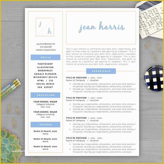 Free Monogram Resume Template Of Monogram Resume Template Resume Template by