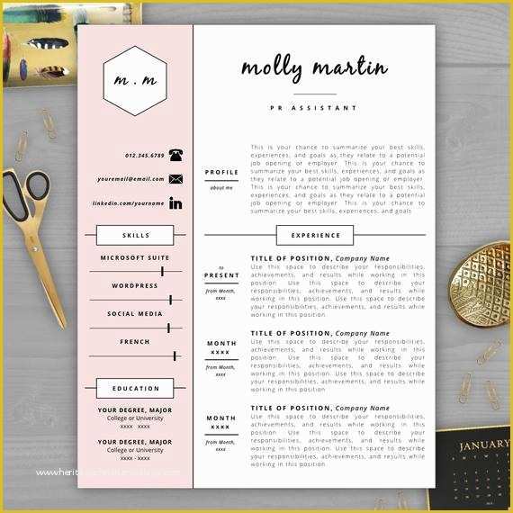 Free Monogram Resume Template Of Monogram Resume Template Resume Template Word Resume Cover