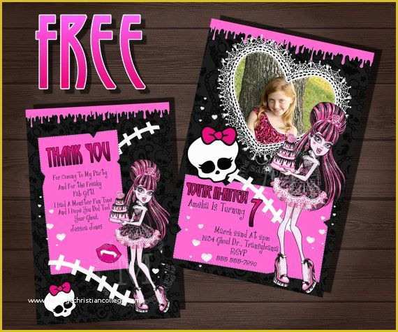 Free Monster Invitation Template Of Hey I Found This Really Awesome Etsy Listing at