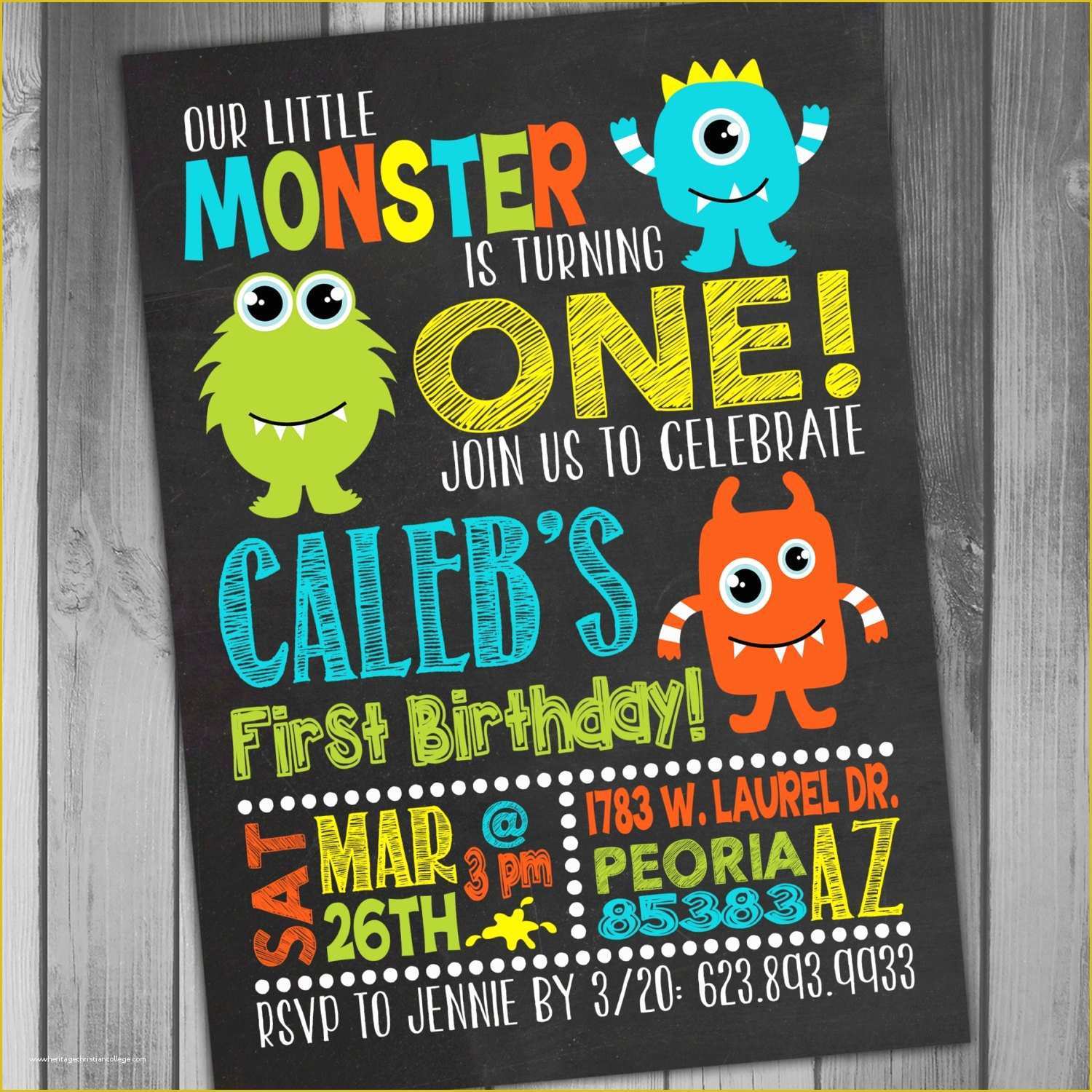 Free Monster Invitation Template Of Monster Birthday Invitation Little Monster Invitation Monster
