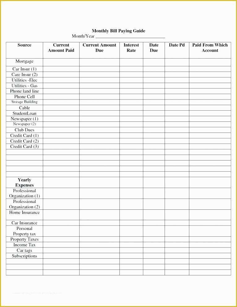 Free Monthly Bill Planner Template Of Free Monthly Bud Template Frugal Fanatic Bill organizer