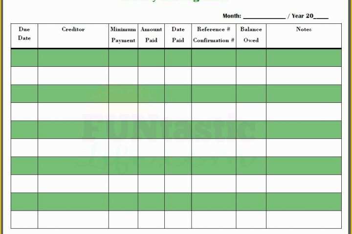 Free Monthly Bill Planner Template Of Free Printable Monthly Bill organizer Funtastic Life