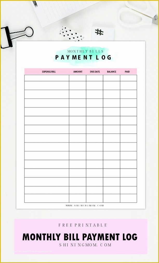 Free Monthly Bill Planner Template Of Ultimate Free Monthly Bill Payment organizer