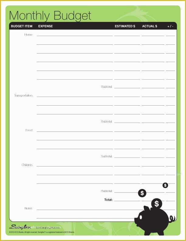 Free Monthly Budget Template Of Best S Of Blank Home Bud Template Household