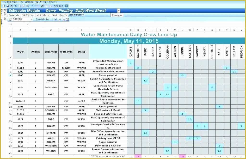 Free Monthly Work Schedule Template Excel Of Template for Employee Schedule – Freewarearenafo