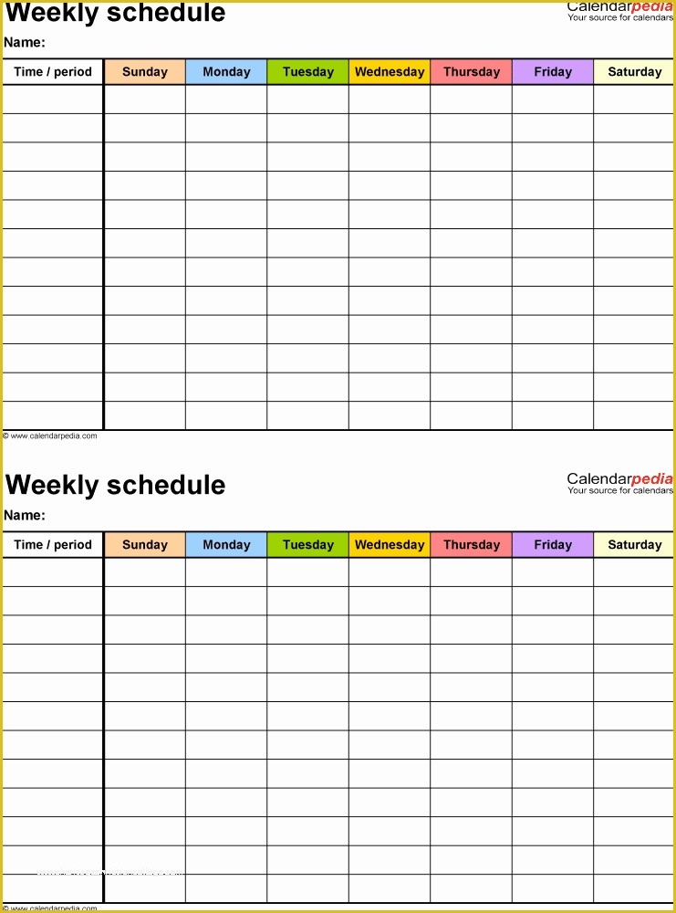 Free Monthly Work Schedule Template Excel Of Weekly Employee Shift Schedule Template Excel