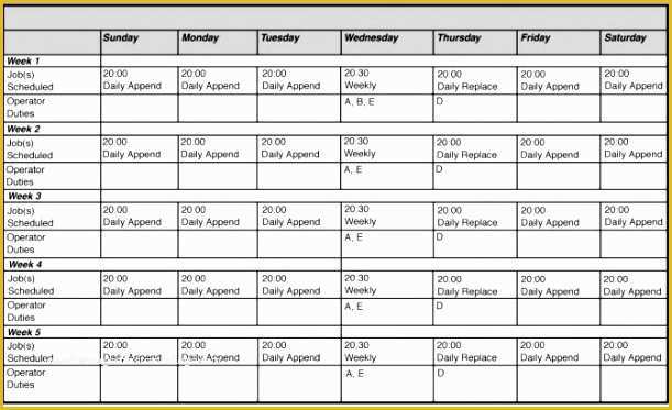 Free Monthly Work Schedule Template Of 14 Free Excel Employee Schedule Template Exceltemplates