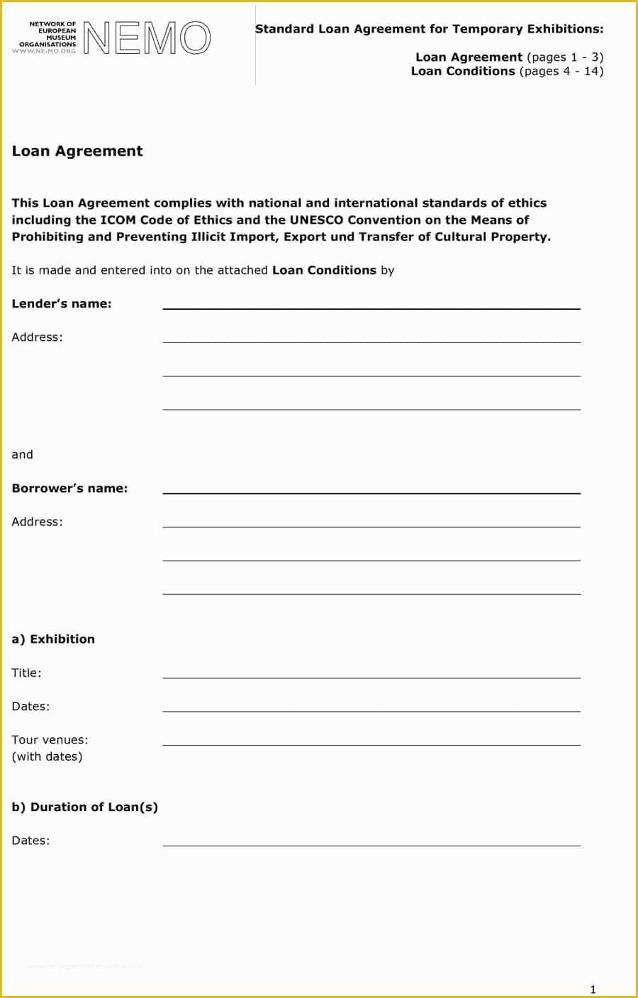 Free Mortgage Document Template Of 40 Free Loan Agreement Templates [word & Pdf] Template Lab
